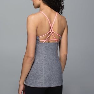 Lululemon Dancing Warrior Tank Heathered Slate